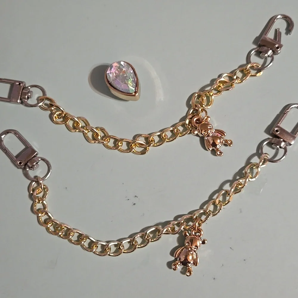 Jibbitz Shoe Charms Gold - Picture 1 of 3